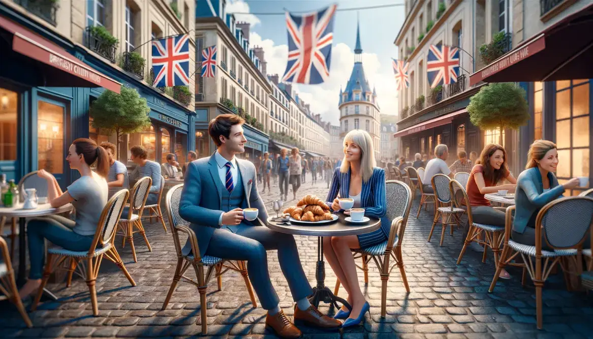 Raison de l'installation des Britanniques en France